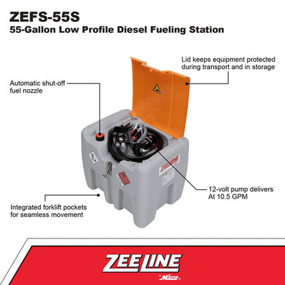 Zeeline ZEFS 55S 55 Gallon Portable Diesel Fueling Station | Tire Equipment Supply