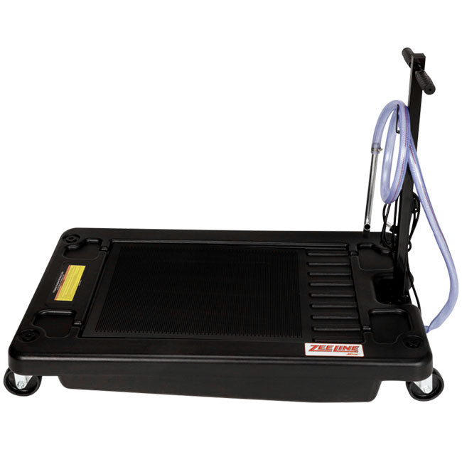 Zeeline ZELP17 EP 17 Gallon Poly Low Profile Oil Drain with electric evacuation pump | Tire Equipment Supply
