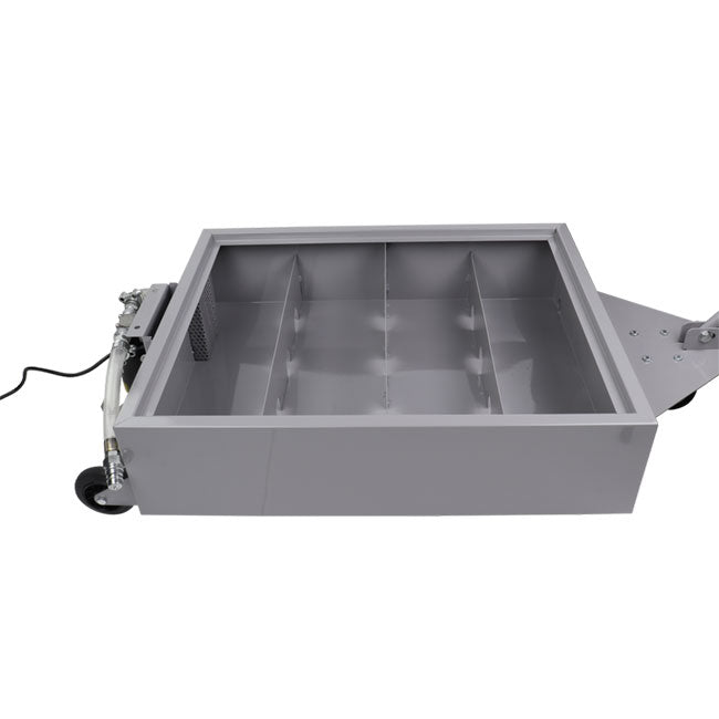 Zeeline ZELP26 EP 26 Gallon Steel Low Profile Oil Drain with Electric Pump | Tire Equipment Supply