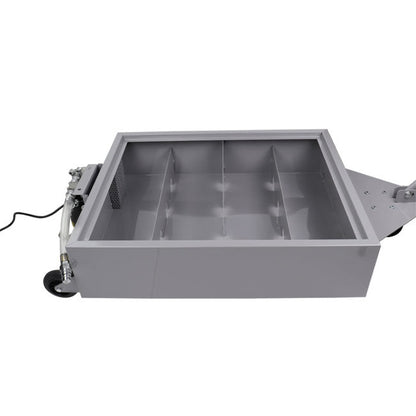 Zeeline ZELP26 EP 26 Gallon Steel Low Profile Oil Drain with Electric Pump | Tire Equipment Supply
