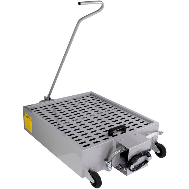 Zeeline ZELP26 EP 26 Gallon Steel Low Profile Oil Drain with Electric Pump | Tire Equipment Supply