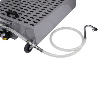 Zeeline ZELP26 EP 26 Gallon Steel Low Profile Oil Drain with Electric Pump | Tire Equipment Supply