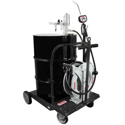 Zeeline ZEPKG5513 1 Pump Package with Digital Dispensing Nozzle Hose Reel and Cart | Tire Equipment Supply