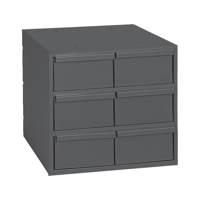 DURHAM MFG 001-95 6 Drawers (Vertical), 11-5/8 in. Deep, Gray