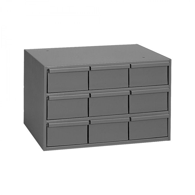 DURHAM MFG 004-95 9 Drawers (Vertical), 11-5/8 in. Deep, Gray