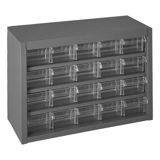DURHAM MFG 016-95 Plastic Drawer Cabinet, Gray