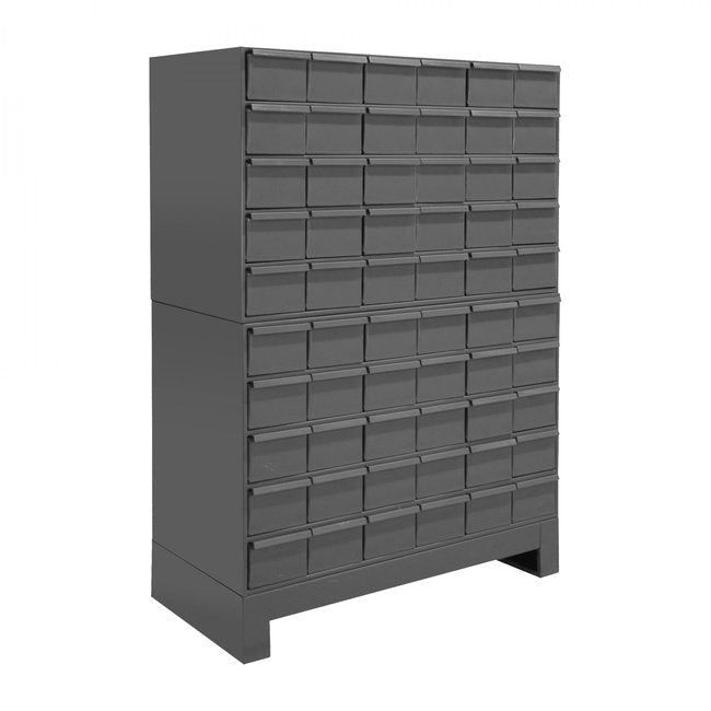 DURHAM MFG 025-95 60 Drawer Unit with Base, Gray