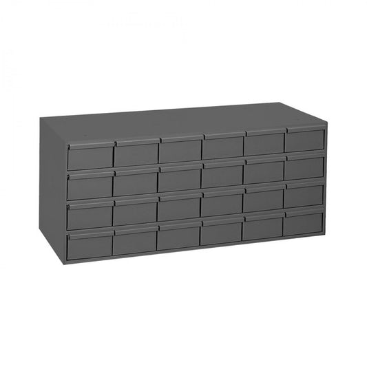 DURHAM MFG 031-95 24 Drawers, 11-5/8 in. Deep, Gray