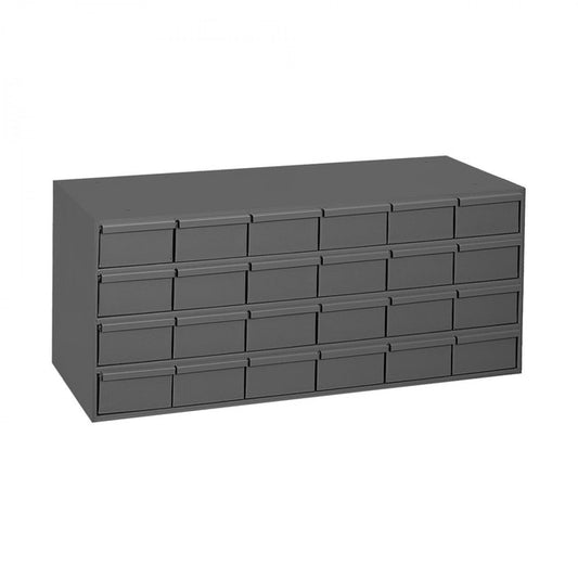 DURHAM MFG 033-95 24 Drawers, 17-1/4 in. Deep, Gray