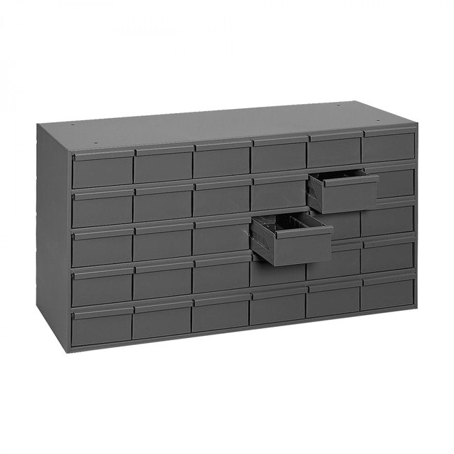 DURHAM MFG 034-95 30 Drawers, 11-5/8 in. Deep, Gray