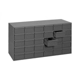 DURHAM MFG 035-95 30 Drawers, 17-1/4 in. Deep, Gray