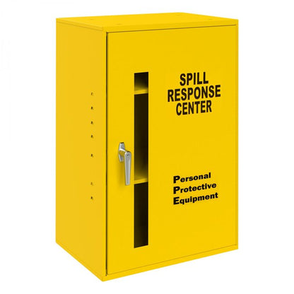 DURHAM MFG 057-50 Spill Control/Respirator Cabinet, Yellow