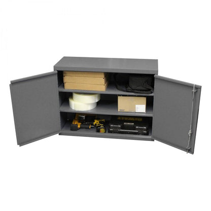 DURHAM MFG 071SD-95 Wall Mounted Storage Cabinet, 3 Shelves