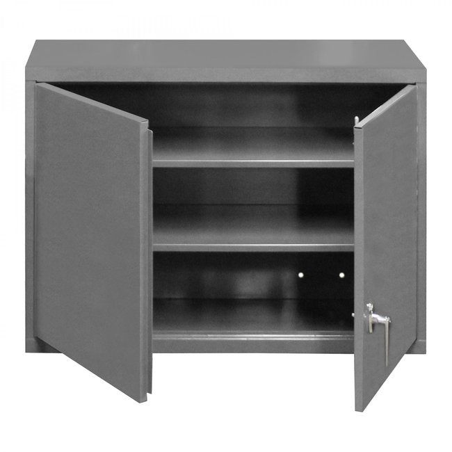 DURHAM MFG 071SD-95 Wall Mounted Storage Cabinet, 3 Shelves