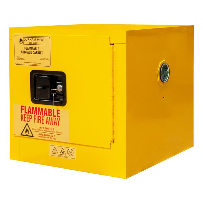 DURHAM MFG 1002M-50 Flammable Storage, 2 Gallon, Manual