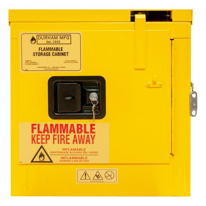 DURHAM MFG 1002S-50 Flammable Storage, 2 Gallon, Self Close