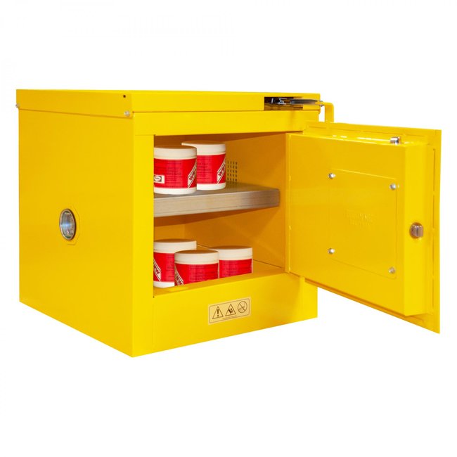 DURHAM MFG 1002S-50 Flammable Storage, 2 Gallon, Self Close