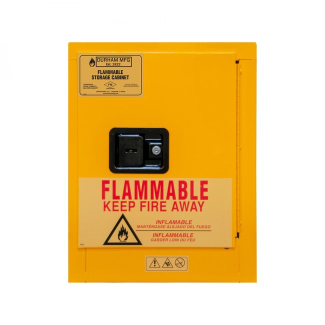 DURHAM MFG 1004M-50 Flammable Storage, 4 Gallon, Manual