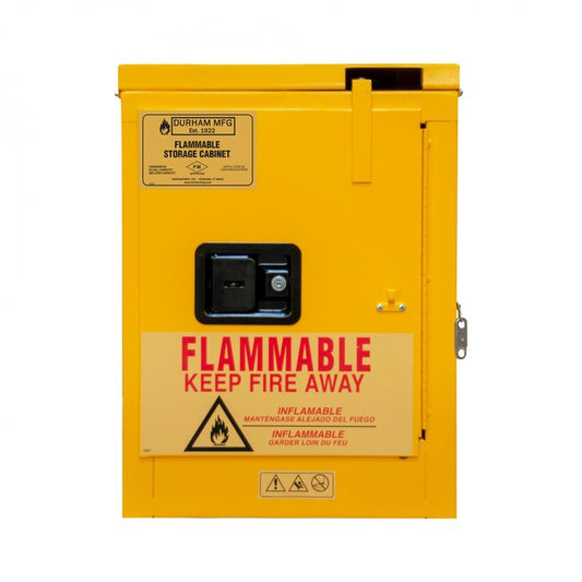 DURHAM MFG 1004S-50 Flammable Storage, 4 Gallon, Self Close
