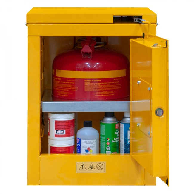 DURHAM MFG 1004S-50 Flammable Storage, 4 Gallon, Self Close