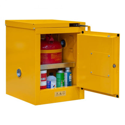 DURHAM MFG 1004S-50 Flammable Storage, 4 Gallon, Self Close