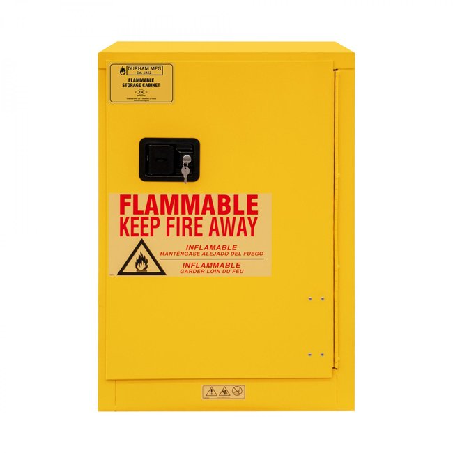 DURHAM MFG 1012M-50 Flammable Storage, 12 Gallon, Manual