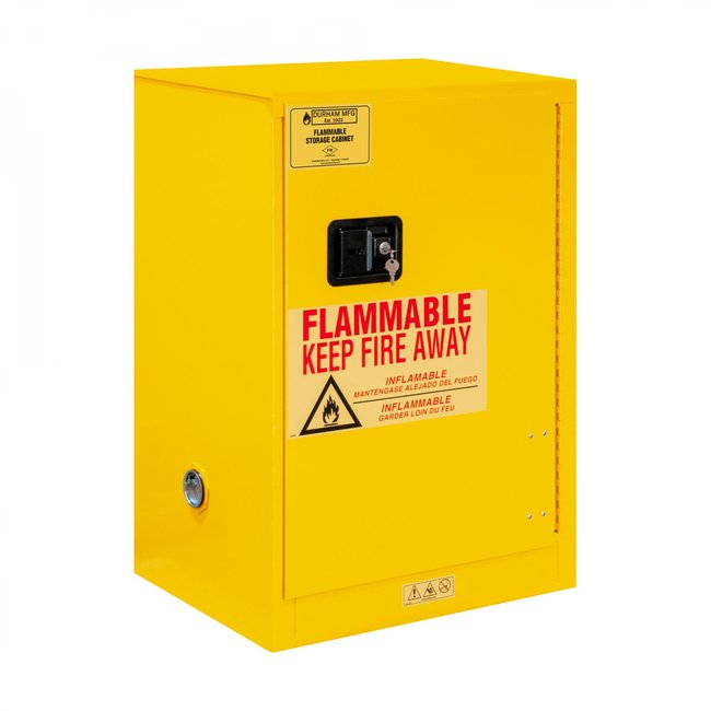 DURHAM MFG 1012M-50 Flammable Storage, 12 Gallon, Manual