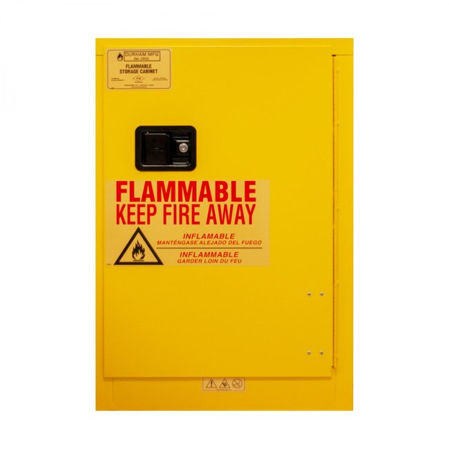 DURHAM MFG 1012MA-50 Flammable Storage, 24 Cans, Manual