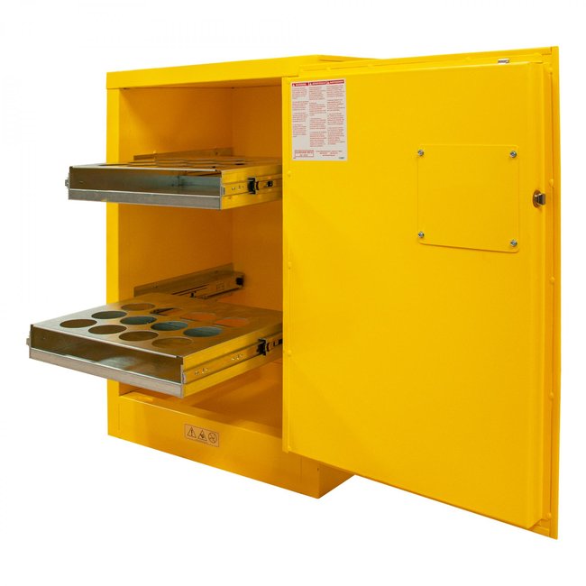 DURHAM MFG 1012MA-50 Flammable Storage, 24 Cans, Manual