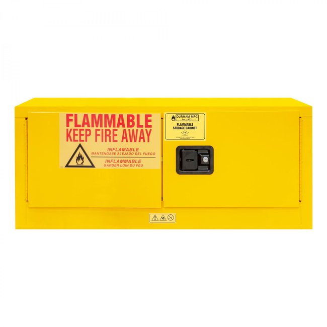 DURHAM MFG 1012MH-50 Flammable Storage, 12 Gallon, Manual