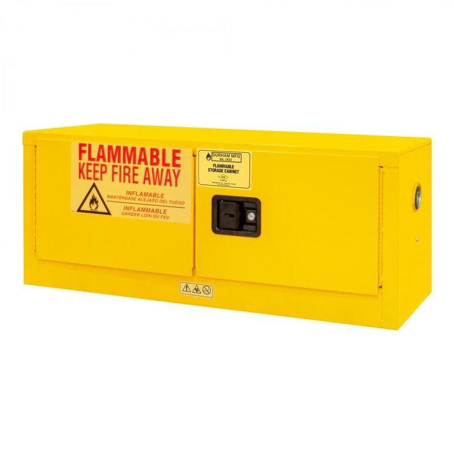 DURHAM MFG 1012MH-50 Flammable Storage, 12 Gallon, Manual