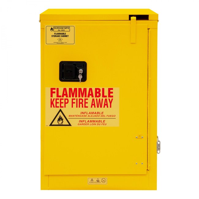 DURHAM MFG 1012S-50 Flammable Storage, 12 Gallon, Self Close