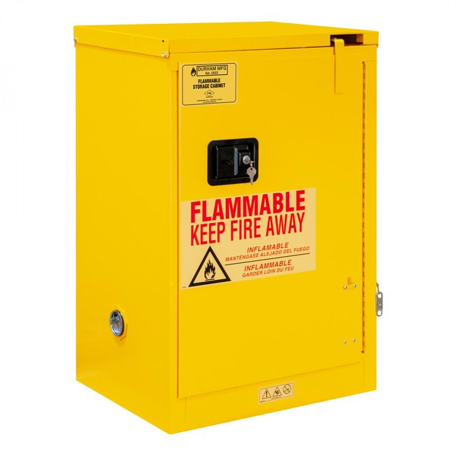 DURHAM MFG 1012S-50 Flammable Storage, 12 Gallon, Self Close