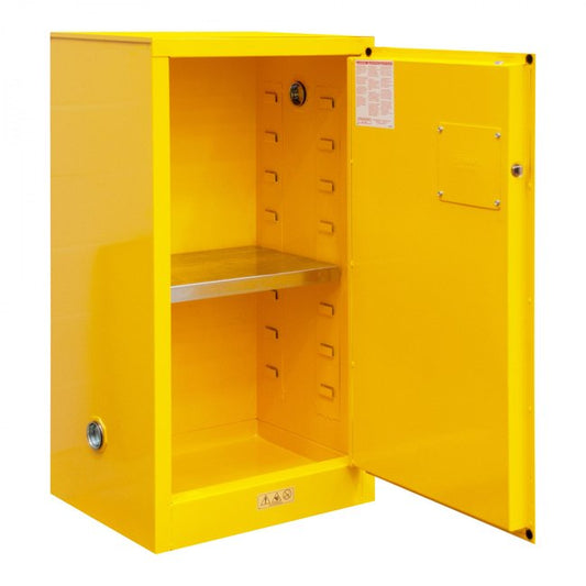 DURHAM MFG 1016M-50 Flammable Storage, 16 Gallon, Self Close