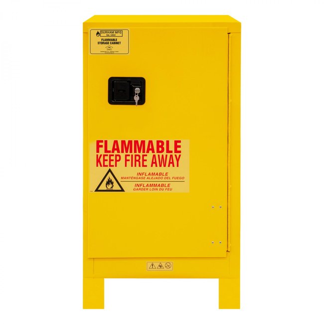 DURHAM MFG 1016ML-50 Flammable Storage, 16 Gallon, Manual