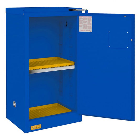 DURHAM MFG 1016S-293T Corrosive Storage, 16 Gallon, Self Close