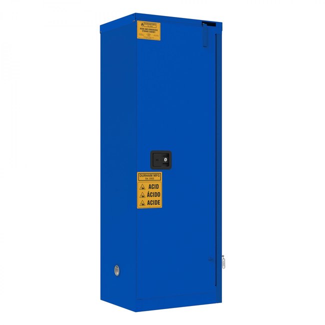 DURHAM MFG 1022S-293T Corrosive Storage, 22 Gallon, Self Close