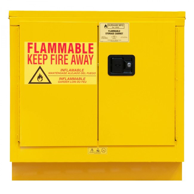 DURHAM MFG 1022UCM-50 Flammable Storage, 22 Gallon, Manual