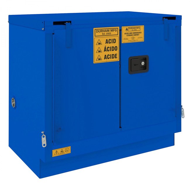 DURHAM MFG 1022UCS-293T Corrosive Storage, 22 Gallon, Self Close