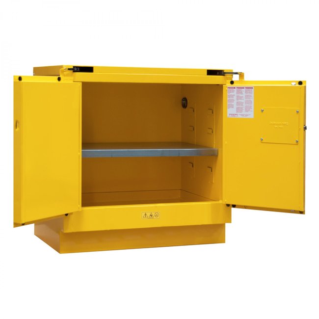 DURHAM MFG 1022UCS-50 Flammable Storage, 22 Gallon, Self Close