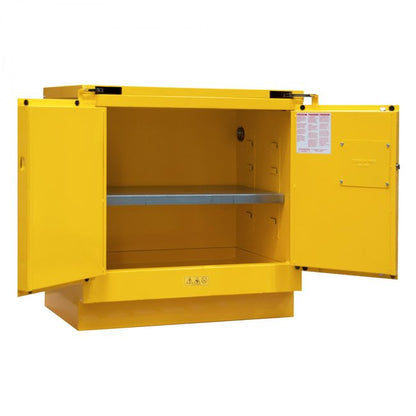 DURHAM MFG 1022UCS-50 Flammable Storage, 22 Gallon, Self Close