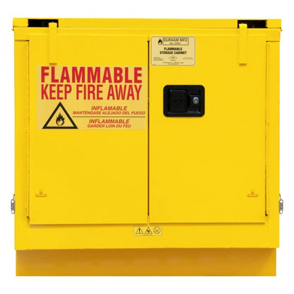 DURHAM MFG 1022UCS-50 Flammable Storage, 22 Gallon, Self Close