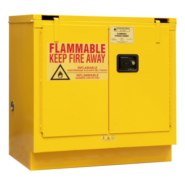 DURHAM MFG 1022UCS-50 Flammable Storage, 22 Gallon, Self Close