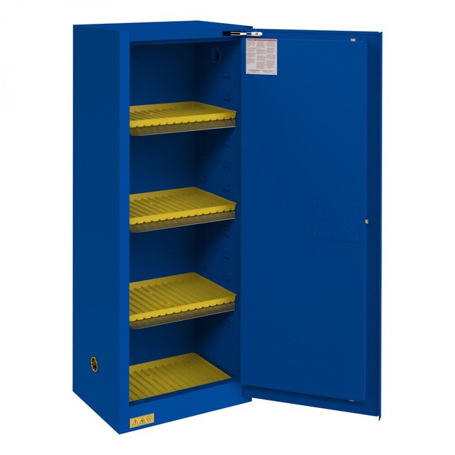 DURHAM MFG 1024S-293T Corrosive Storage, 24 Gallon, Self Close