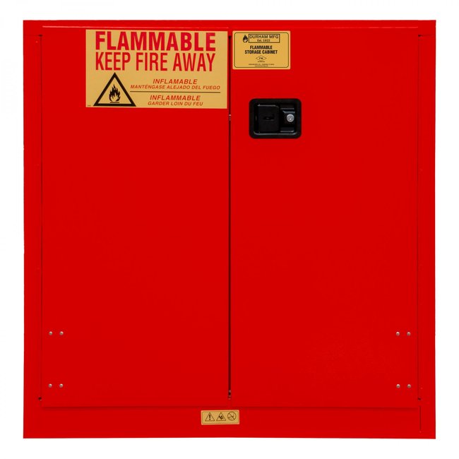 DURHAM MFG 1030M-17 Flammable Storage, 30 Gallon, Manual