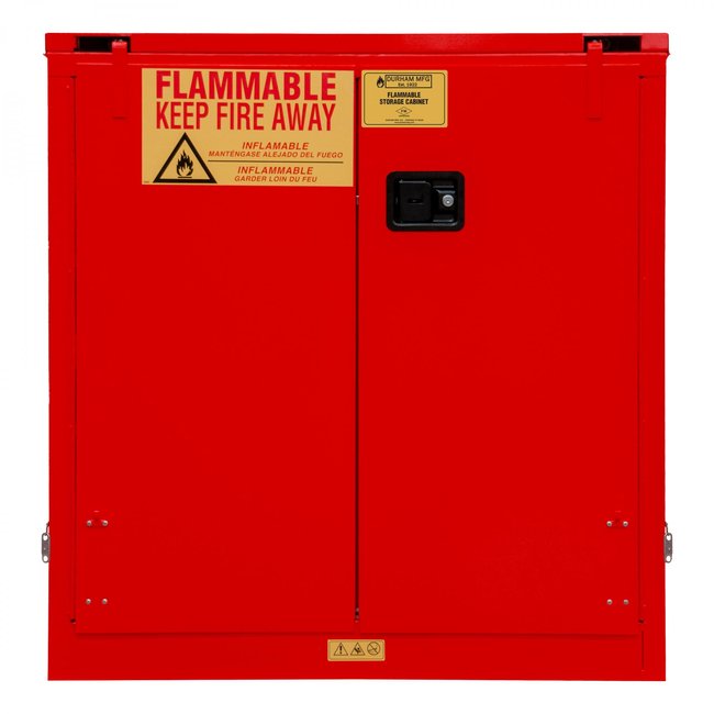 DURHAM MFG 1030S-17 Flammable Storage, 30 Gallon, Self Close