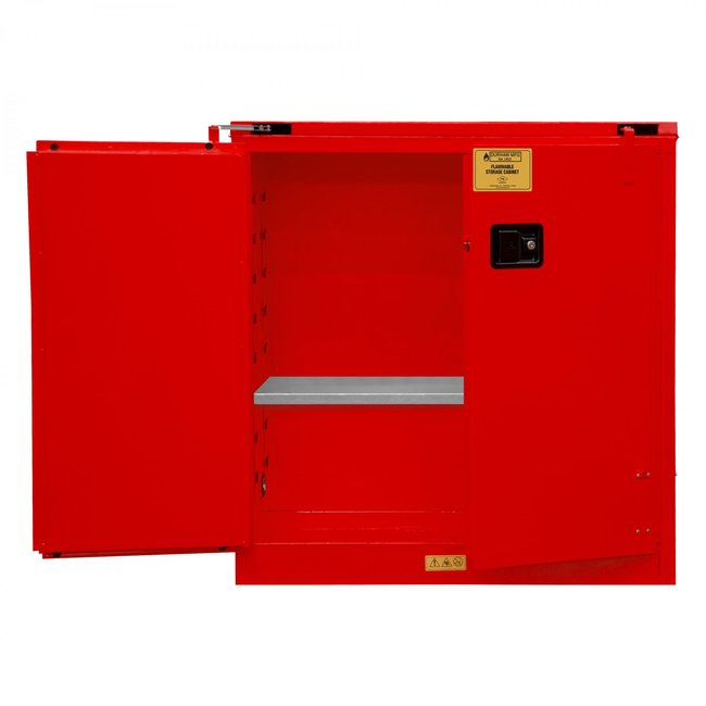 DURHAM MFG 1030S-17 Flammable Storage, 30 Gallon, Self Close