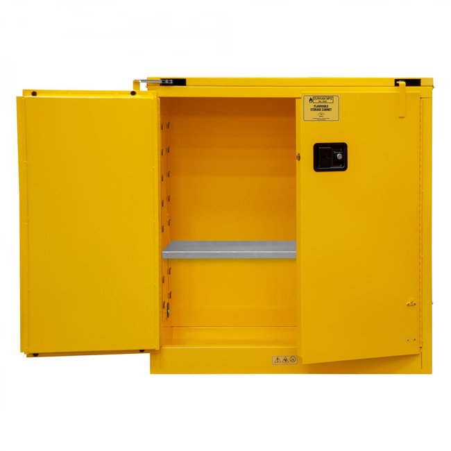DURHAM MFG 1030S-50 Flammable Storage, 30 Gallon, Self Close