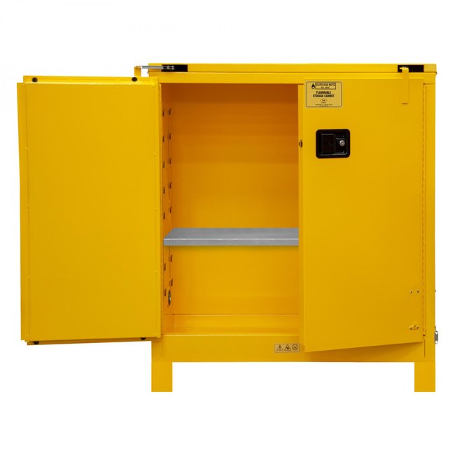 DURHAM MFG 1030SL-50 Flammable Storage, 30 Gallon, Self Close
