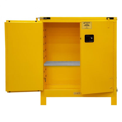 DURHAM MFG 1030SL-50 Flammable Storage, 30 Gallon, Self Close